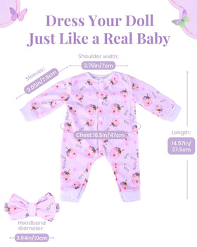BABESIDE soft fabrics offer gentle touch for safe doll dressing.