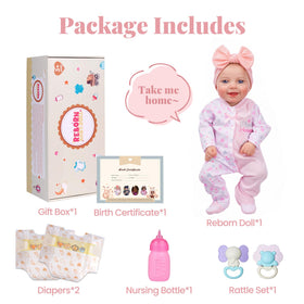 BABESIDE soft hair and fine detailing for an immersive newborn look.