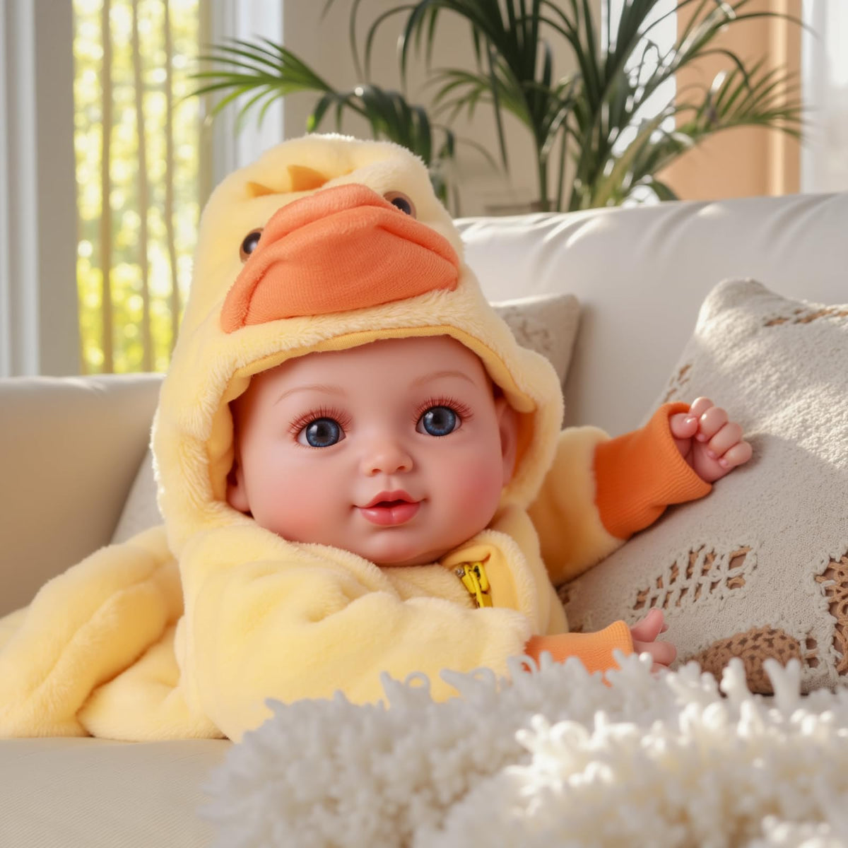 BABESIDE flexible limbs enable easy pose and dressing play