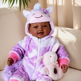 BABESIDE unicorn-hoodie outfit enhances cute dress-up moments