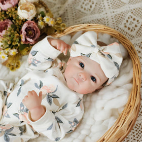Babeviimt reborn doll face close-up showing lifelike details for imaginative play