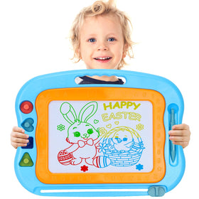 BABLOCVID magnetic drawing board with 38x29cm surface for mess-free creativity.