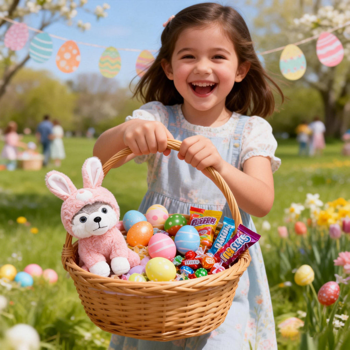 BABOLI 10-inch cuddly husky yarn-soft texture is easy to hold during playtime.