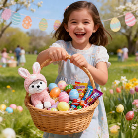 BABOLI 10-inch cuddly husky yarn-soft texture is easy to hold during playtime.