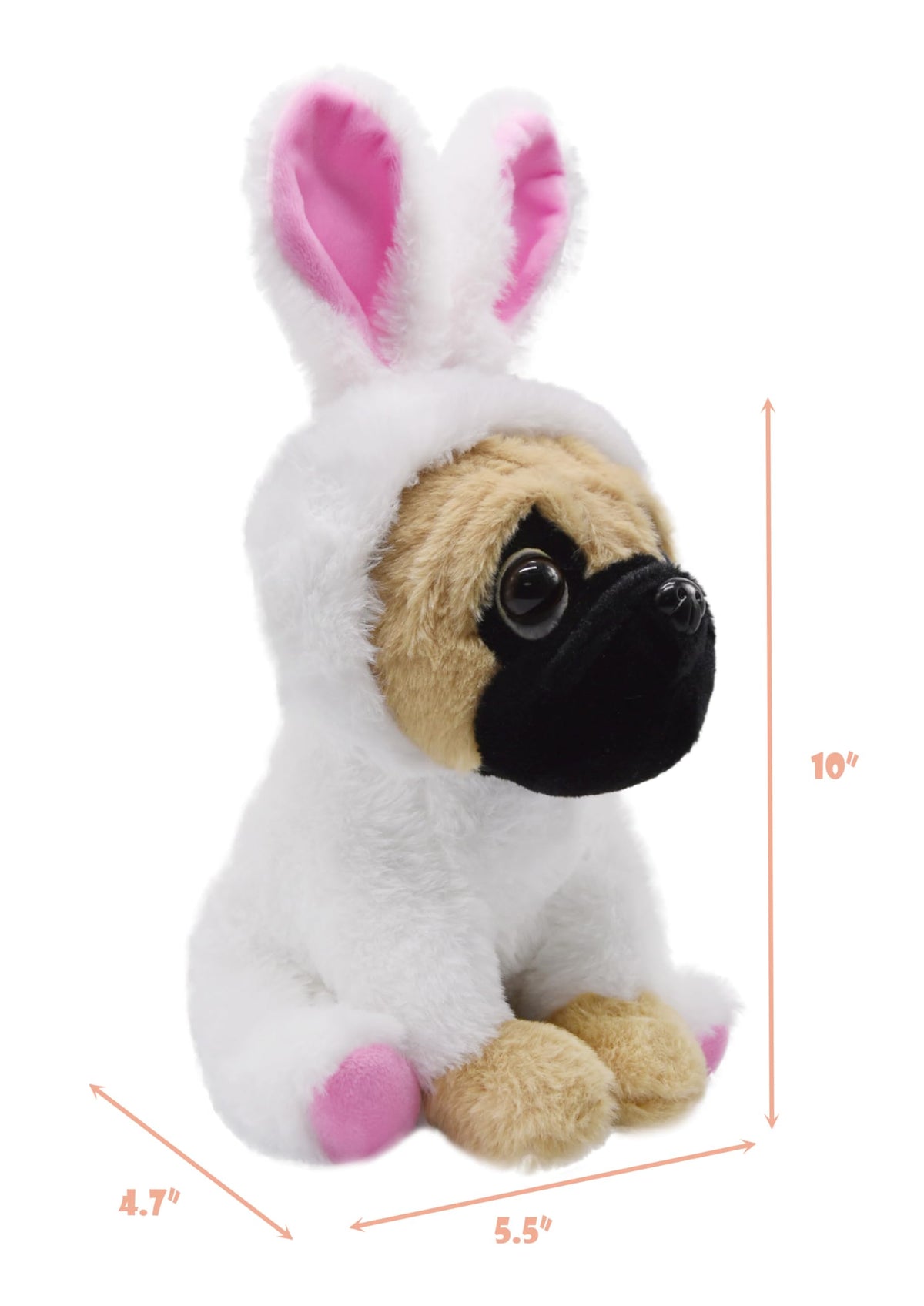 BABOLI soft pug plush ideal for pug lovers and collectors