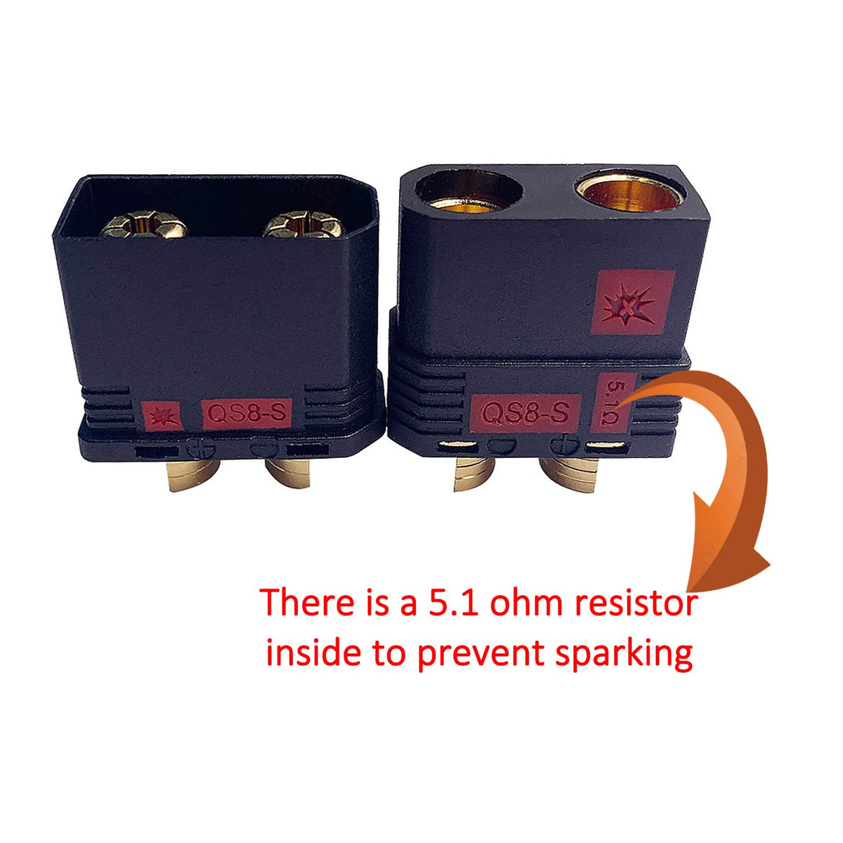 BABUVYA nylon-fiber shell provides tough, heat-resistant housing for high-current use.
