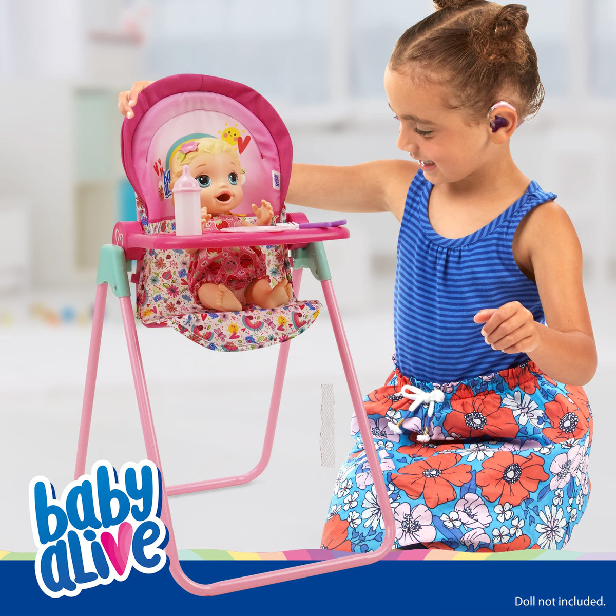 Fits dolls up to 24 inches for versatile, expandable play scenarios.