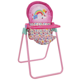 Six-piece set ready for imaginative feeding play with dolls and plush.