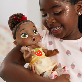 11-inch Baby Alive Berry Boo doll ready for portable storytelling