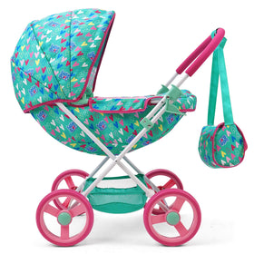 Baby Alive matching shoulder bag complements the doll pram set for coordinated play.