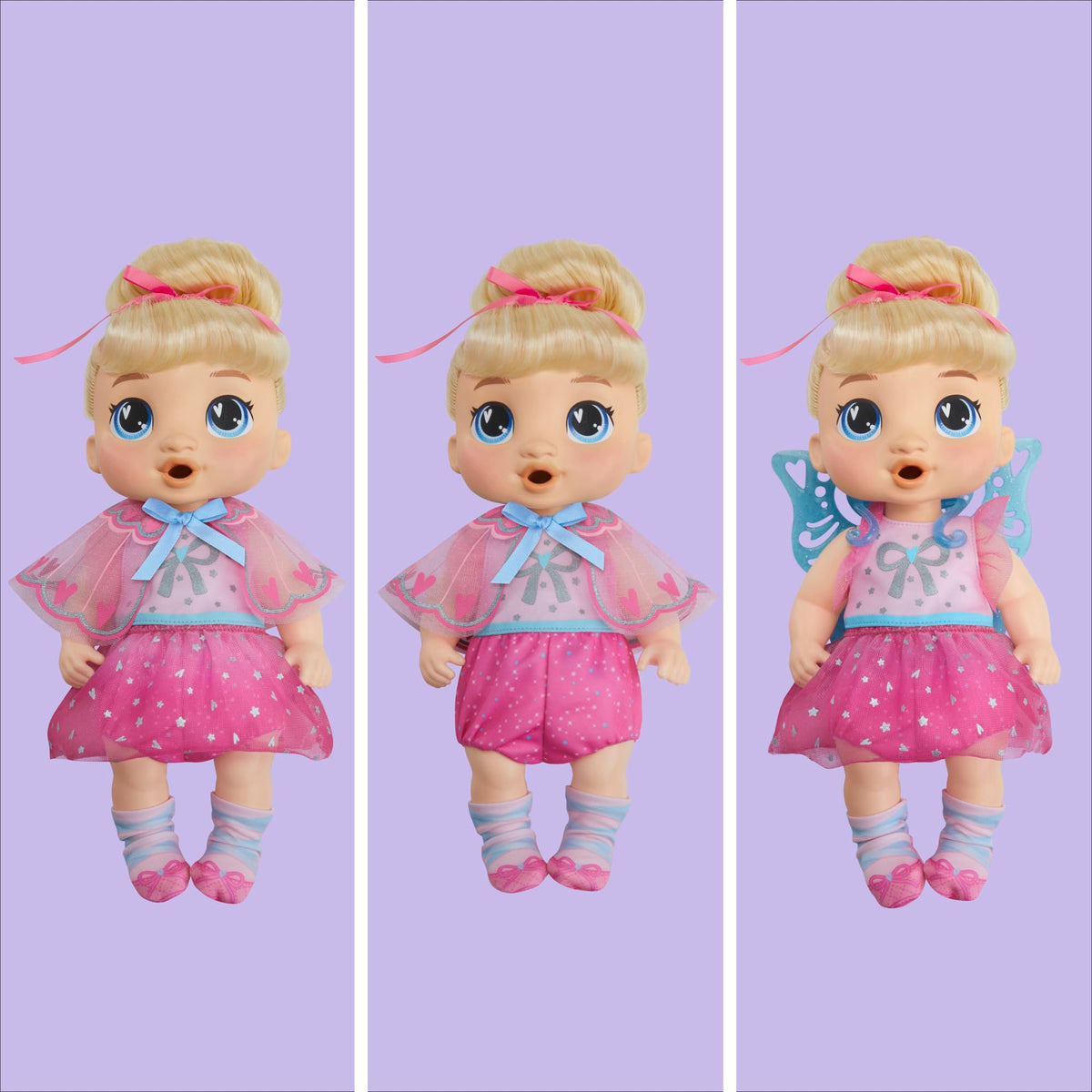 Baby Alive Harper Hugs ballet socks add cute fairy comfort