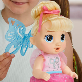 Baby Alive Harper Hugs poseable 11-inch doll for sitting or standing
