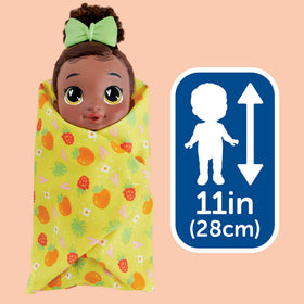 Baby Alive Berry Boo 11-inch water doll for cuddling and gentle play.