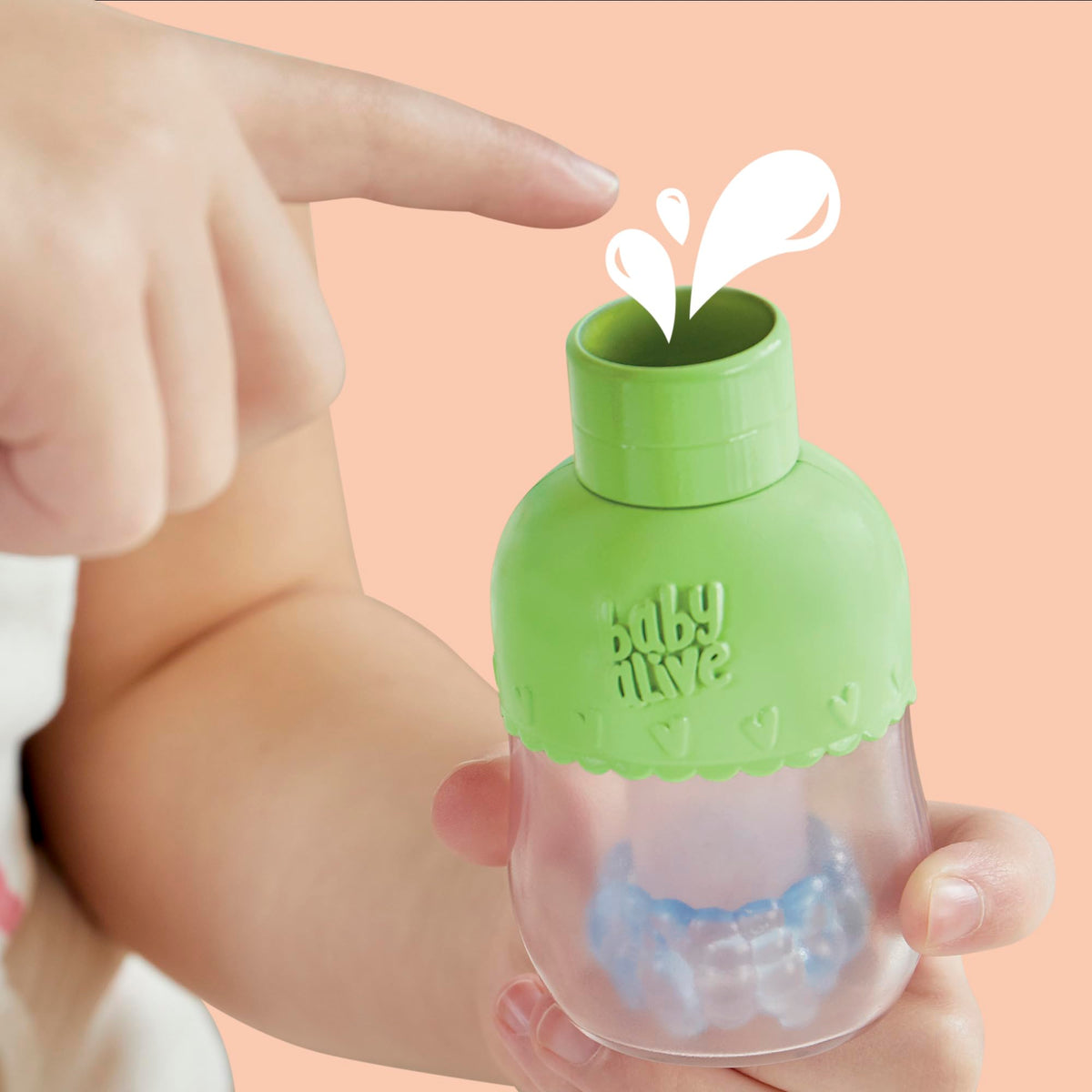 Baby Alive Berry Boo hair tuft invites playful styling with the comb.