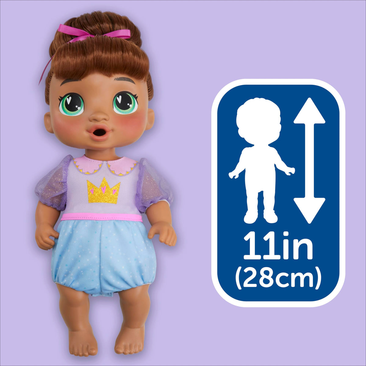 Baby Alive Sophia Sparkle bottle — water drink feature for interactive play.