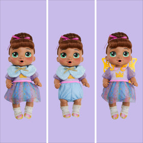 Baby Alive Sophia Sparkle fairy wings and wand — sparks magical pretend adventures.