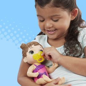 Image of Splash'n Snuggle doll enjoying water play for imaginative bath time.