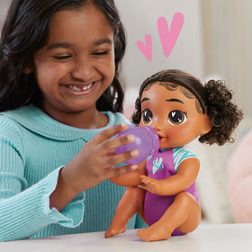 Brush included lets you style Tilly Tinker’s soft hair for cute looks.
