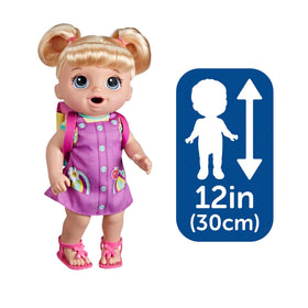 Baby Alive Time for School diaper supports realistic care play