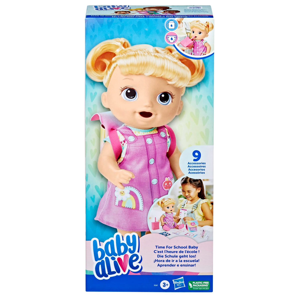 Baby Alive Time for School juice box enhances interactive feeding play