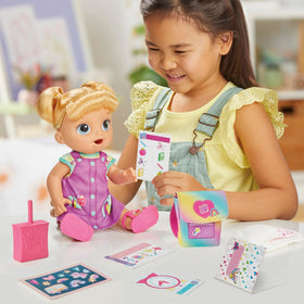 Baby Alive Time for School worksheets expand imaginative learning during play