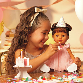 BABY born Ava color-change cake feature lets kids reveal magic on lips and cheeks