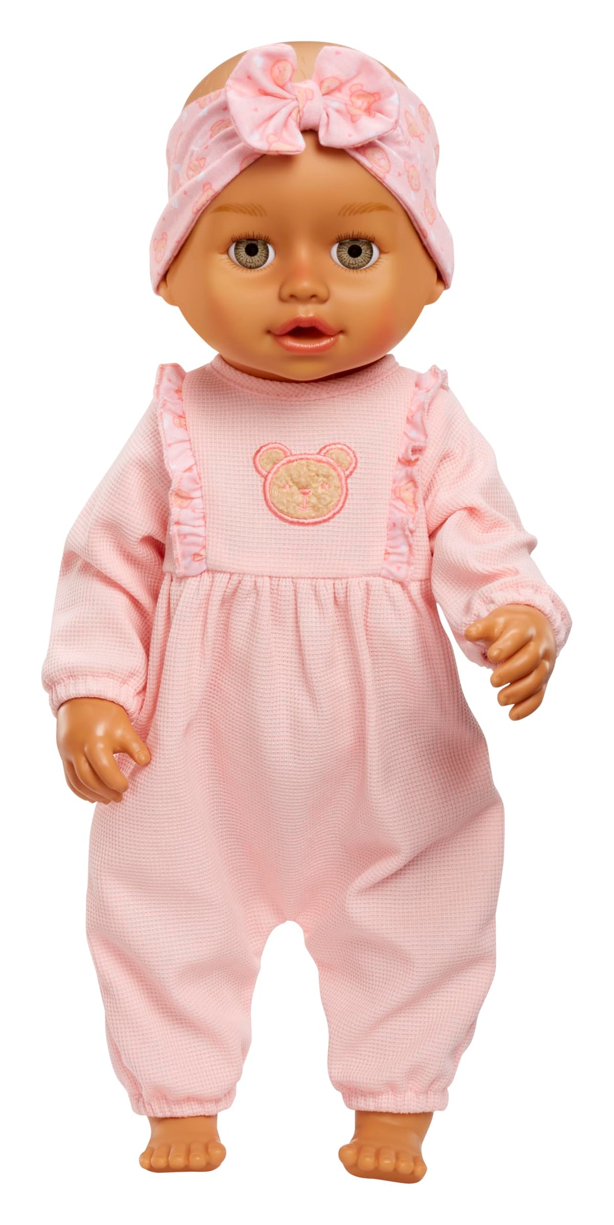 BABY born Olivia crawls gracefully, encouraging independent floor play and exploration.