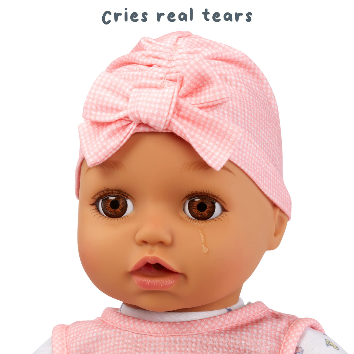 BABY born My Real Baby Ava diaper potty action adds interactive care.