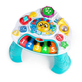 Baby Einstein Discovering Music Table colorful lights enhance sensory engagement during play.