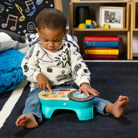 Baby Einstein DJ Discovery Turntable Magic Touch in action, enabling easy music creation