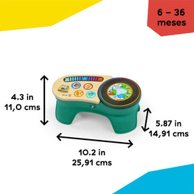 Baby Einstein DJ Discovery Turntable in play area inviting dancing and sound exploration