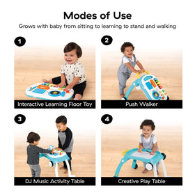 Baby Einstein Musical Mix N Roll push walker aiding steady steps through music.