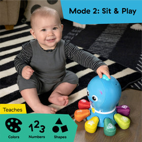 Baby Einstein Ocean Explorers Opus Go 4-in-1 plush arms respond to touch for interaction