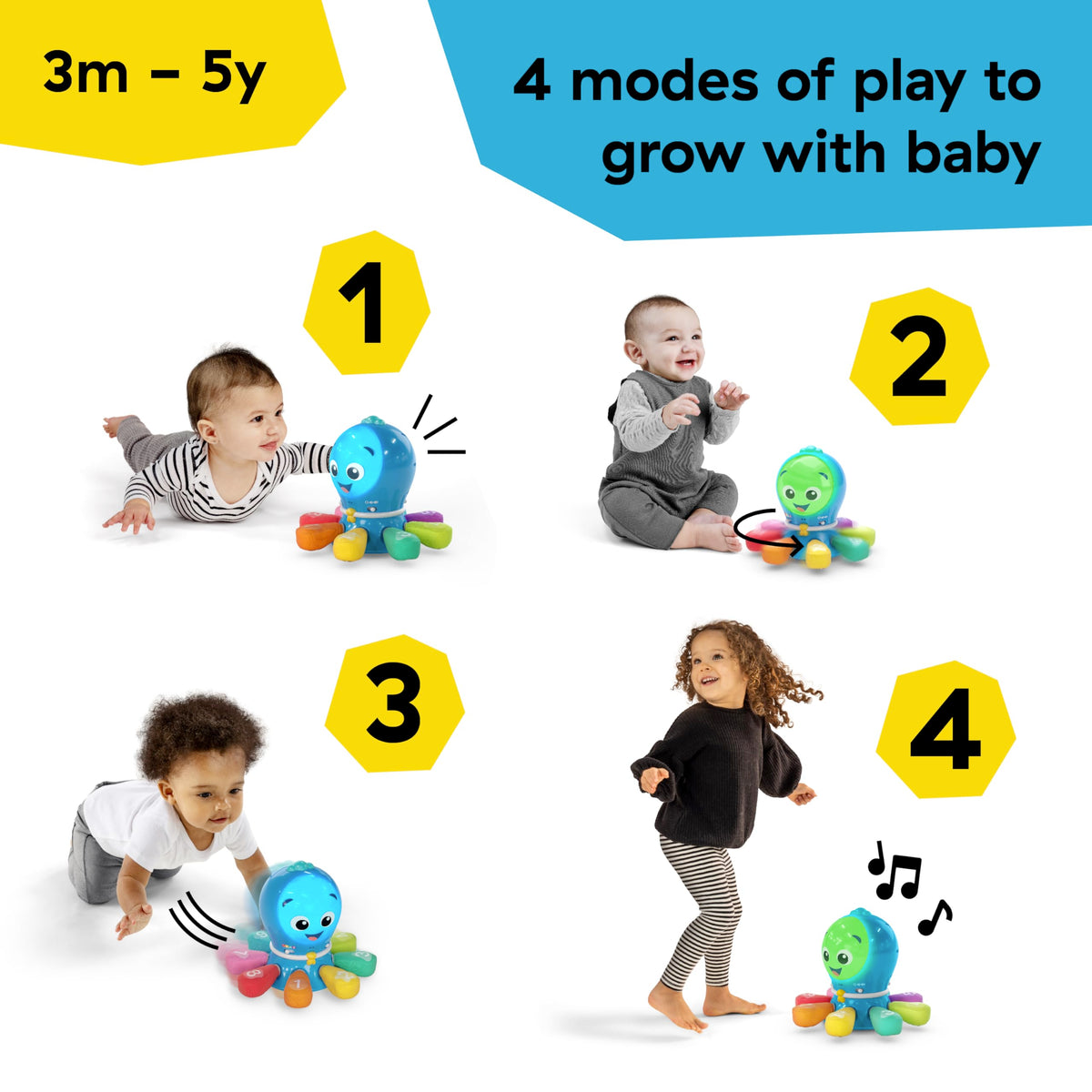 Baby Einstein Ocean Explorers Opus Go 4-in-1 sits and teaches shapes