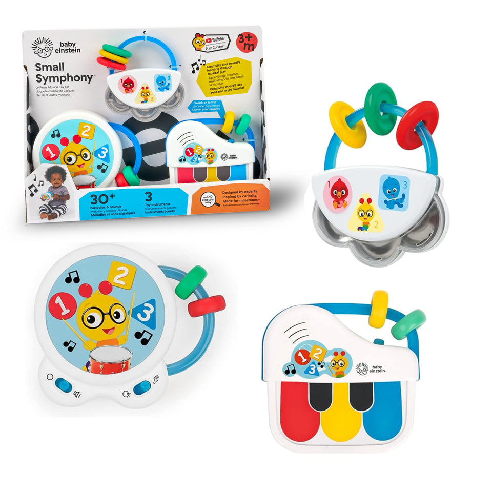 Baby Einstein Small Symphony piano close-up invites curious playtime