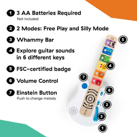 Baby Einstein Strum Along baby hand friendly design supports gentle tapping and exploration