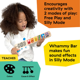 Baby Einstein Strum Along lights illuminate colors guiding baby's attention during playtime