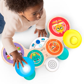 Baby Einstein Together in Tune Drums durable wooden design that’s easy to wipe clean