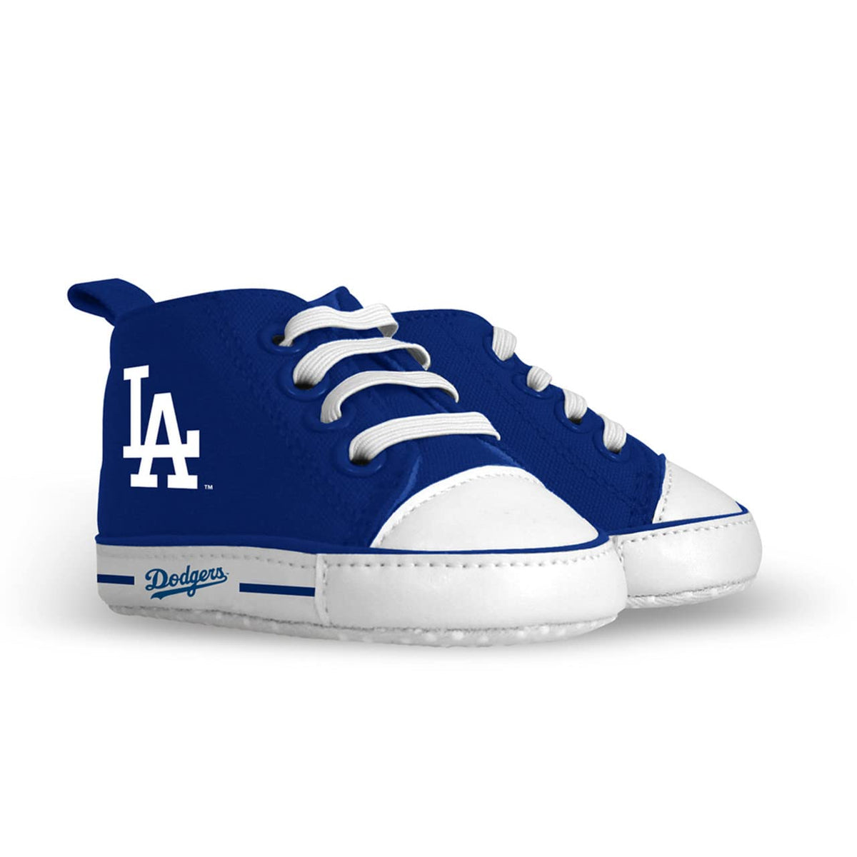 Baby Fanatic Los Angeles Dodgers pre-walkers with side logo for adorable game-day wear.