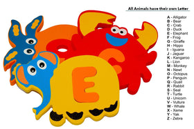 Baby Loovi colorful foam letters promote early letter recognition during bath time