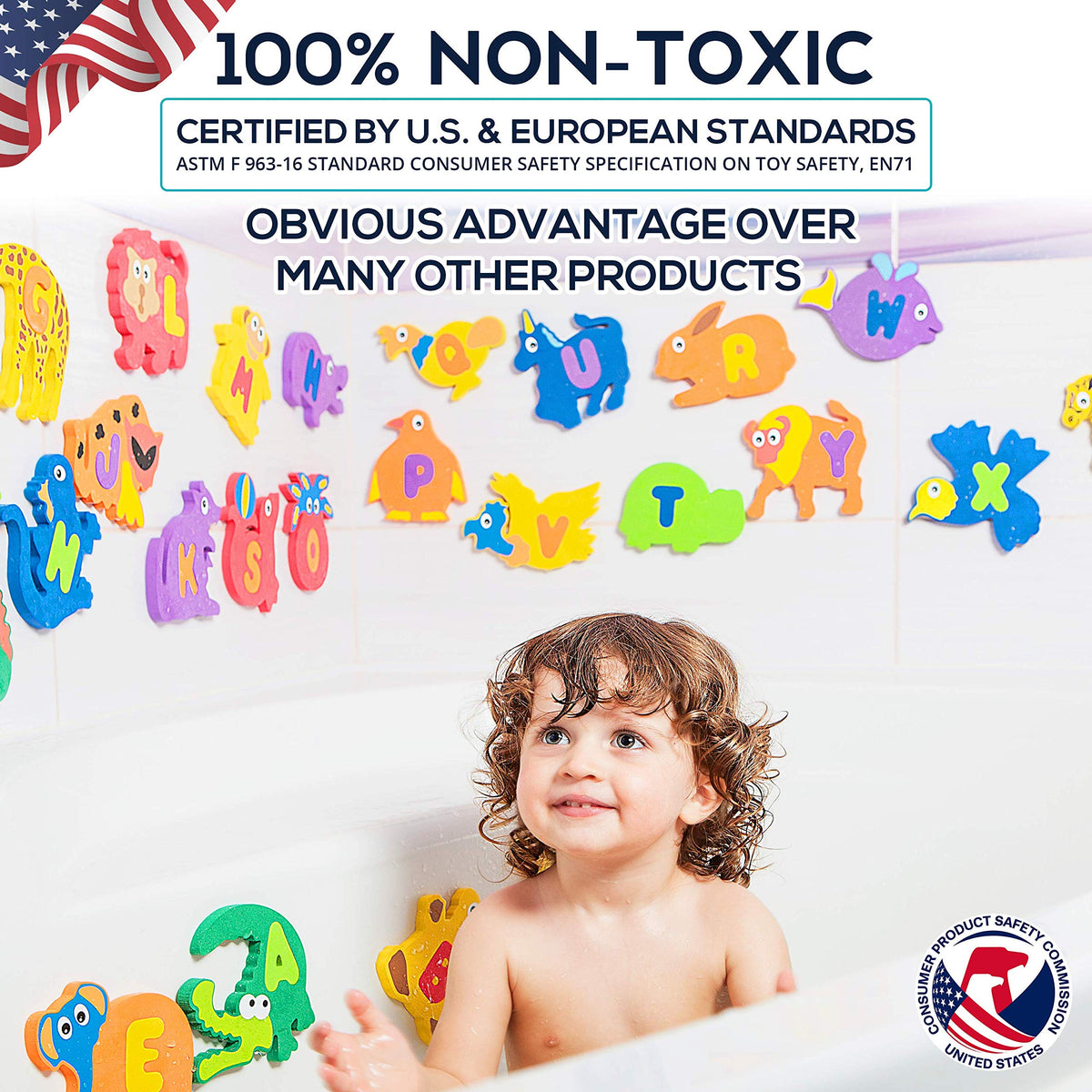 Baby Loovi floating bath letters brighten bath time with colorful education