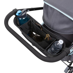 Baby Trend Expedition LTE canopy with extended visors for shade.