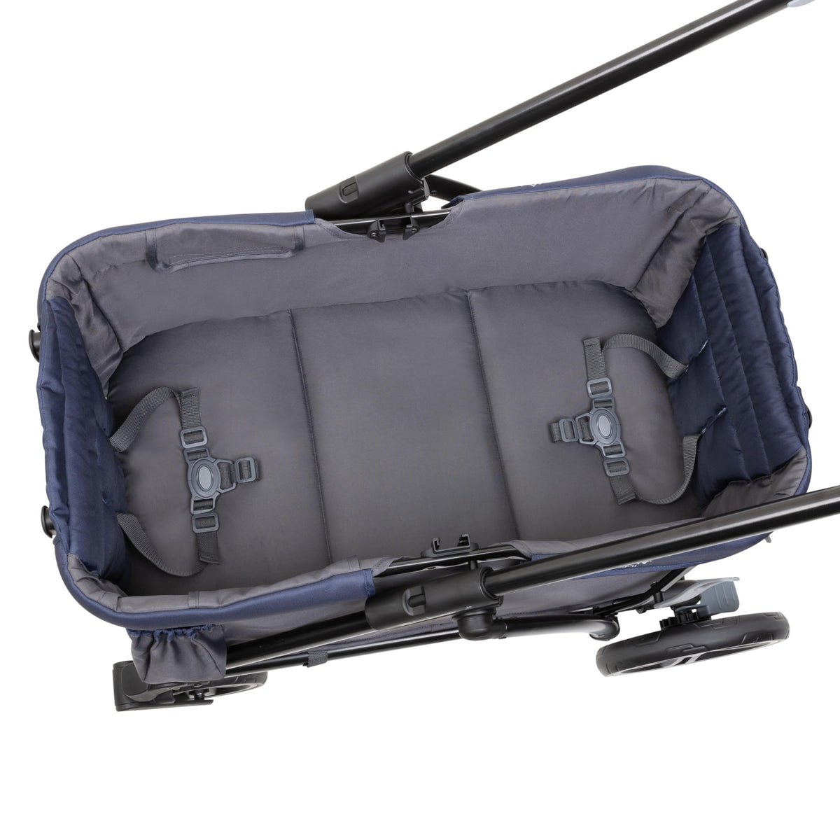 Baby Trend Expedition wagon extra-large canopy with UPF 50+ protection.