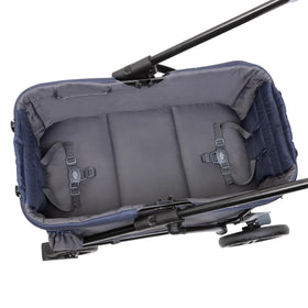 Baby Trend Expedition wagon extra-large canopy with UPF 50+ protection.