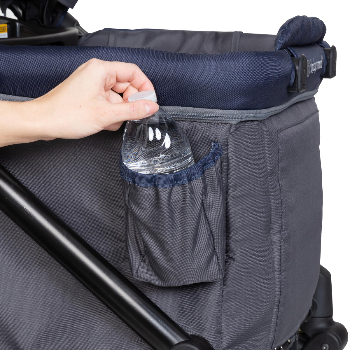 Baby Trend Expedition mosquito netting keeps kids comfortable.