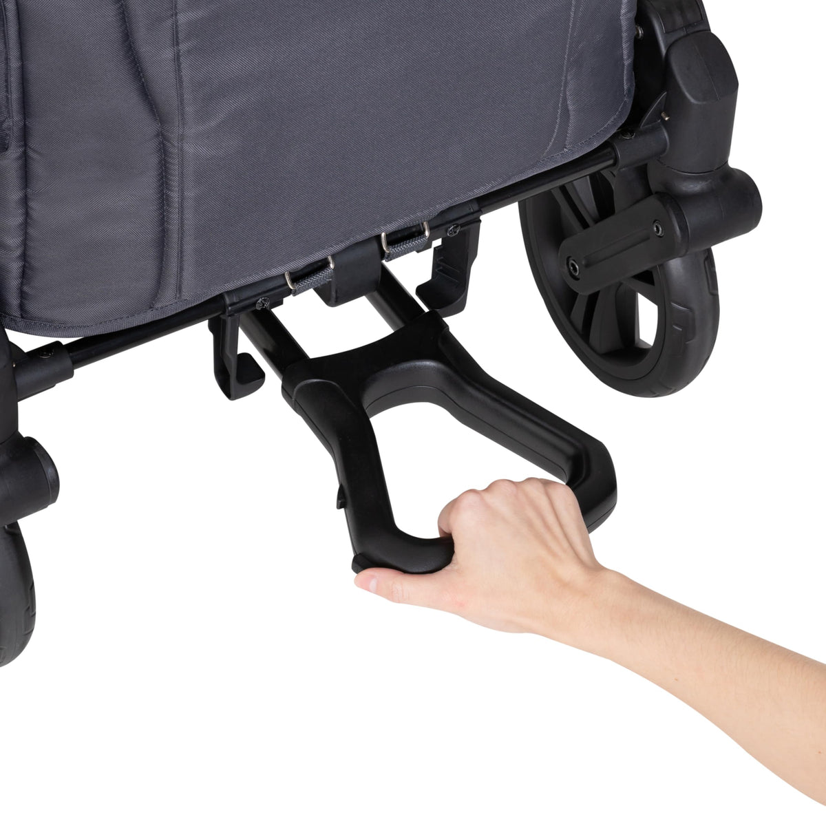 Baby Trend Expedition wagon removable wheels with suspension.