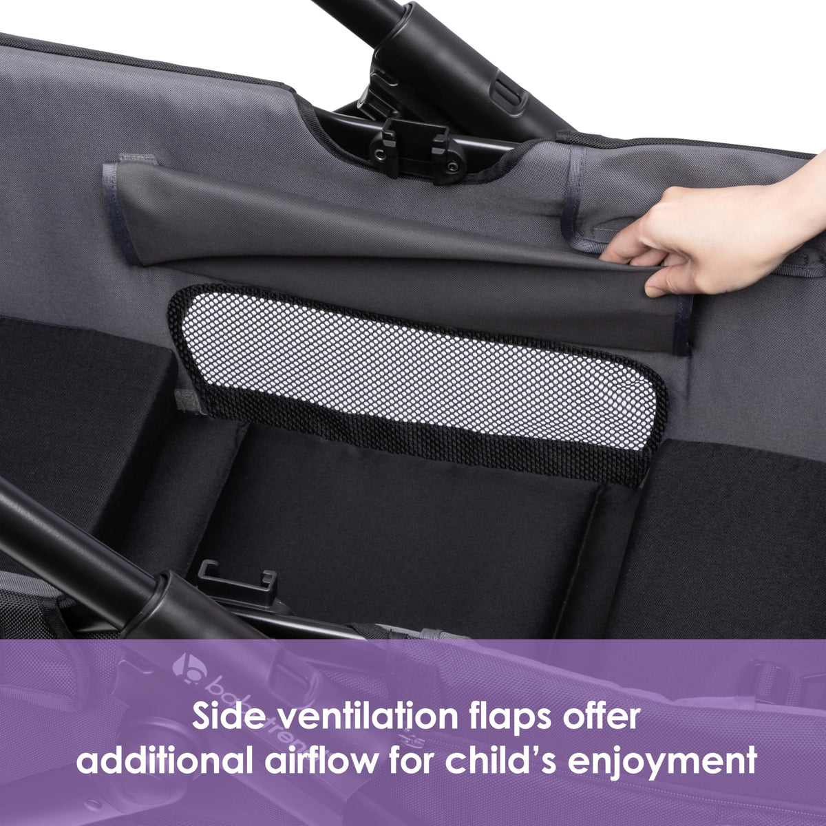 Navigator PRO front or rear flip-over basket for flexible storage