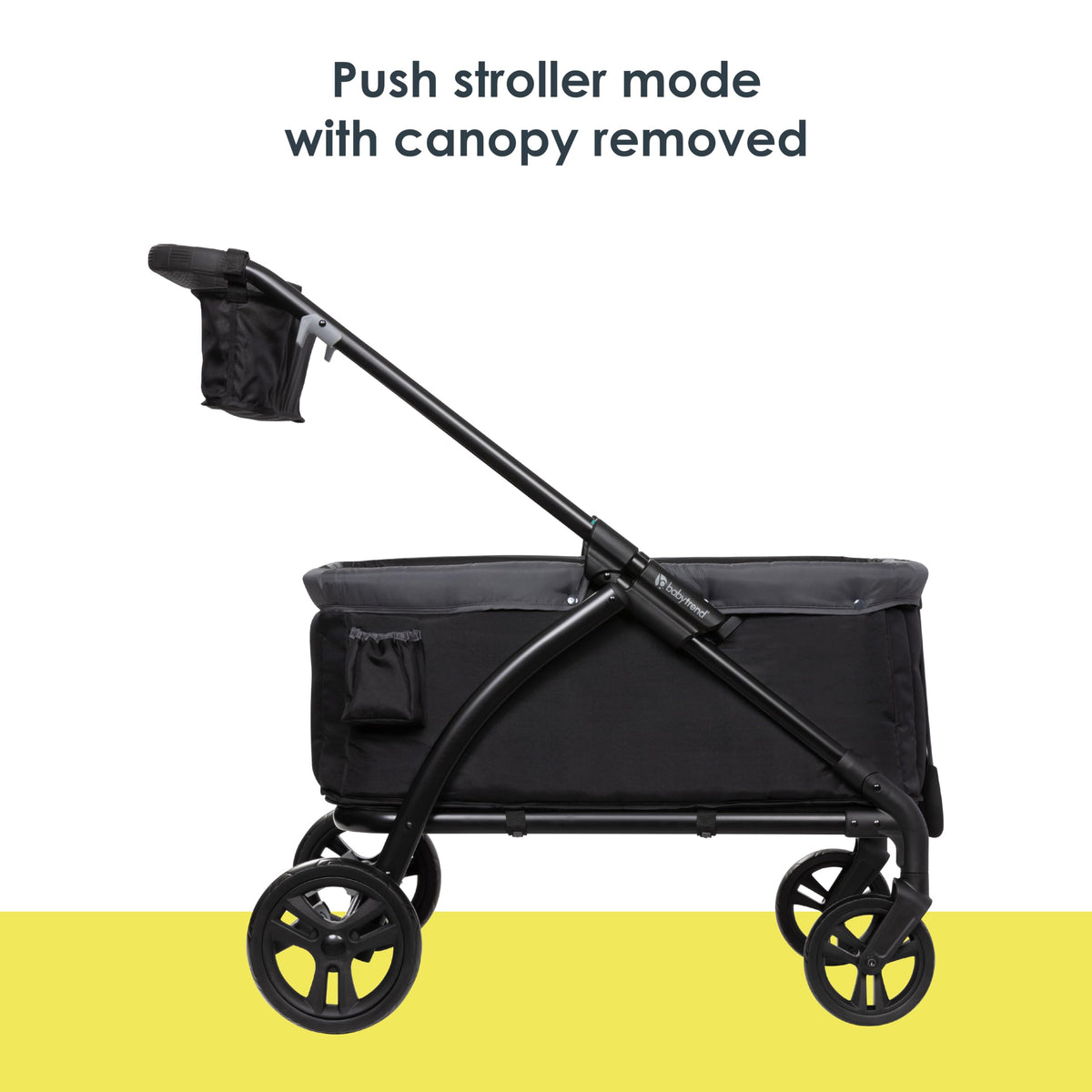 Baby Trend Tour LTE 3-point harness keeps children secure.