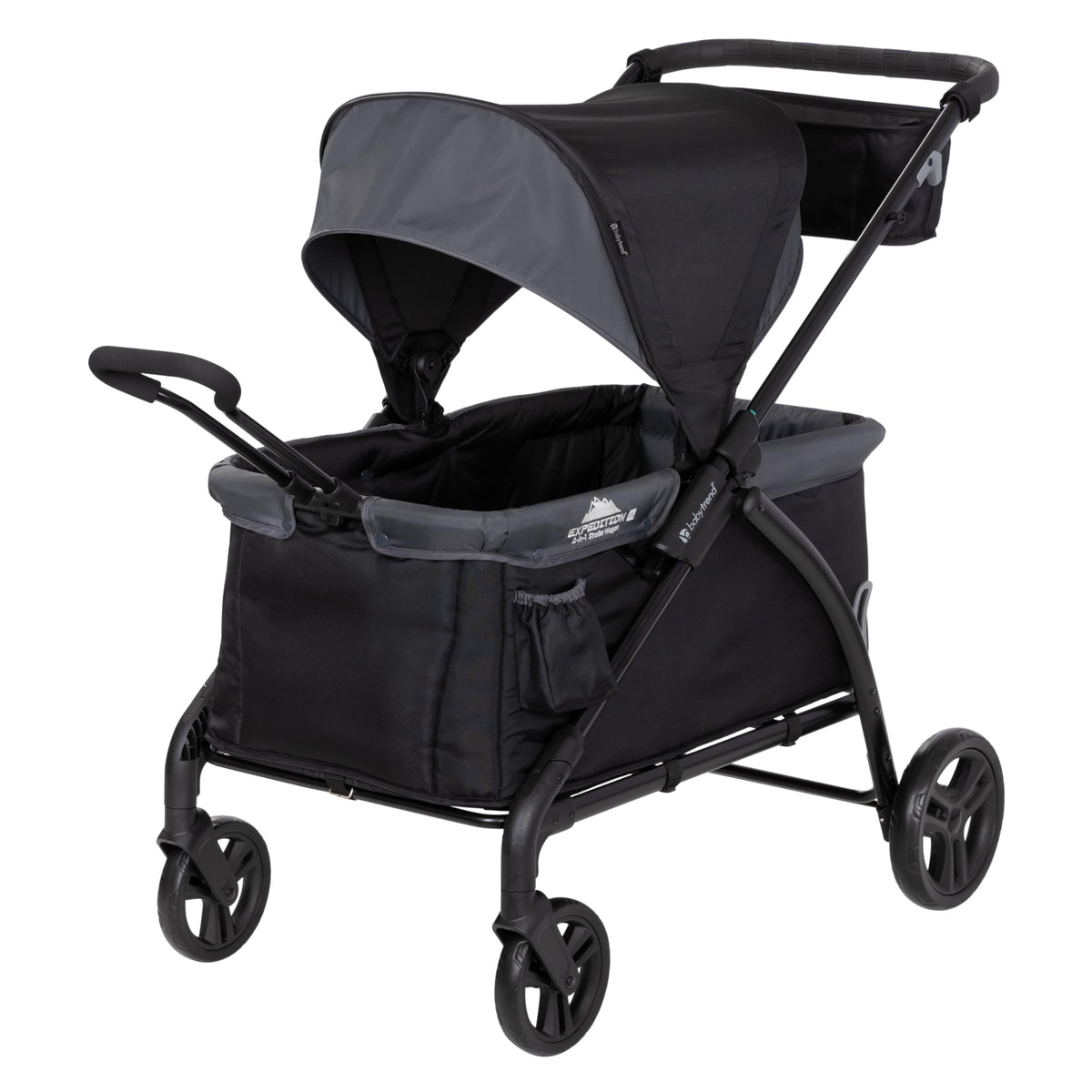 Baby Trend Tour LTE wagon with large cargo space for gear and snacks during family outings.