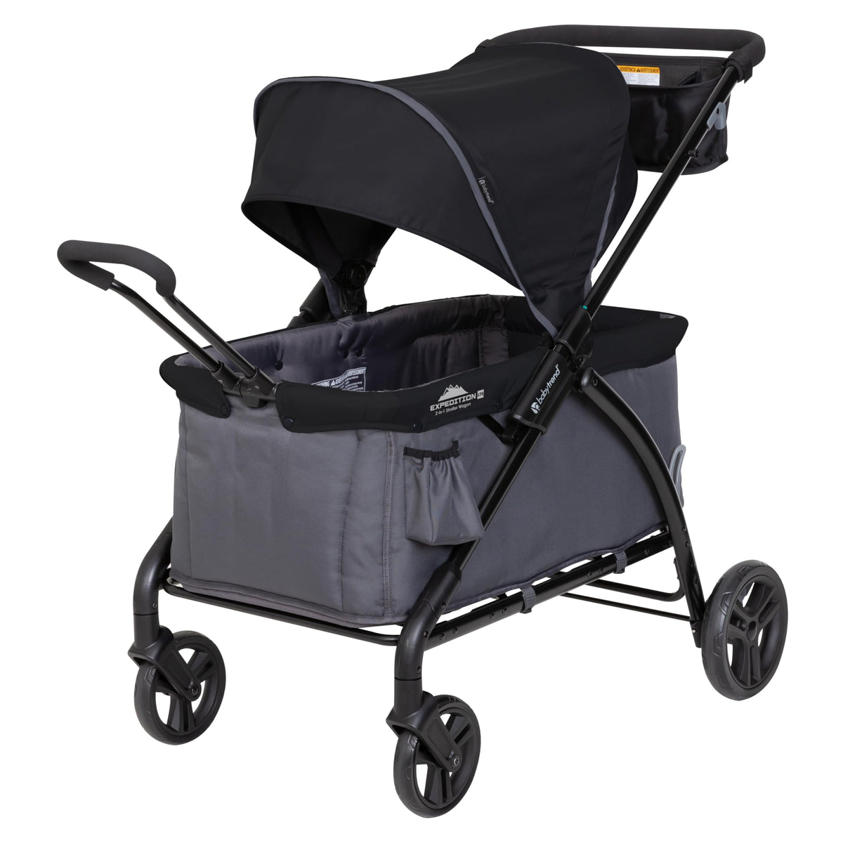Baby Trend Tour LTE Gravity Black with ample cargo space for family gear on outdoor trips